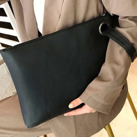 A+ Boutique Handbags - 🖤 PU Large Clutch Purse 🖤